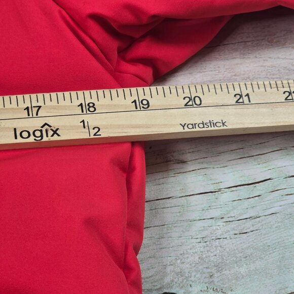 Schöffel Womens Size 10 Red Puffer Down Jacket With Hood - Picture 9 of 11